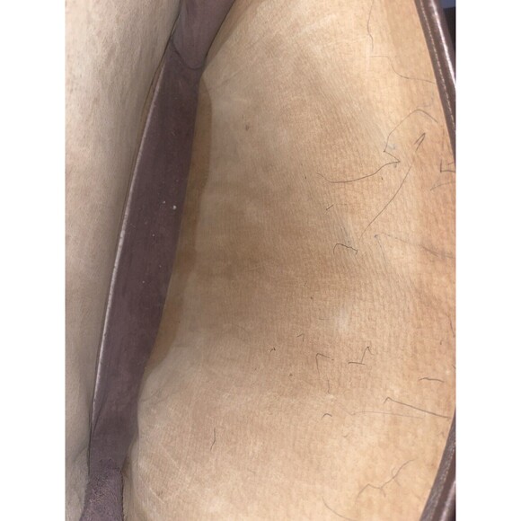 SACOCHE INTERNATIONAL BROWN LEATHER MESSENGER LAPTOP BAG BRIEFCASE - Picture 16 of 16